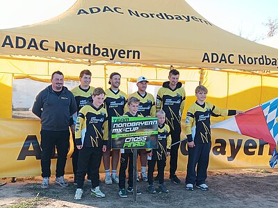 Teamfoto ADAC Nordbayern MX Cup bei den Cross Finals 2025